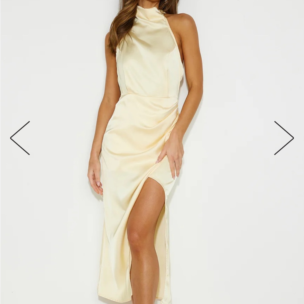 Hello Molly Satin Midi dress NWT